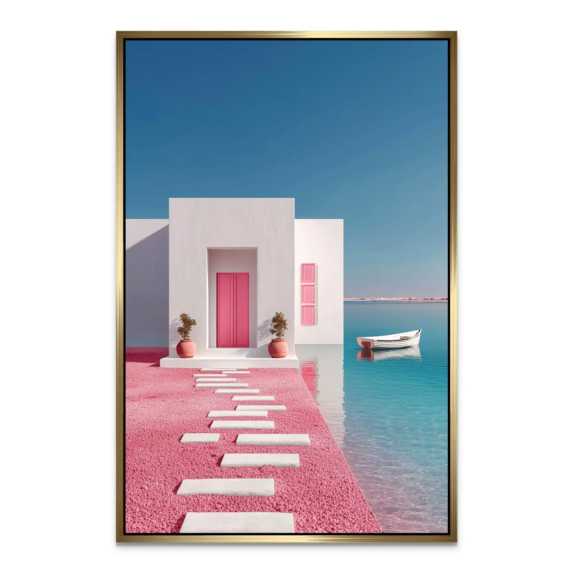 Casa Aurora Alu Dibond Bild
