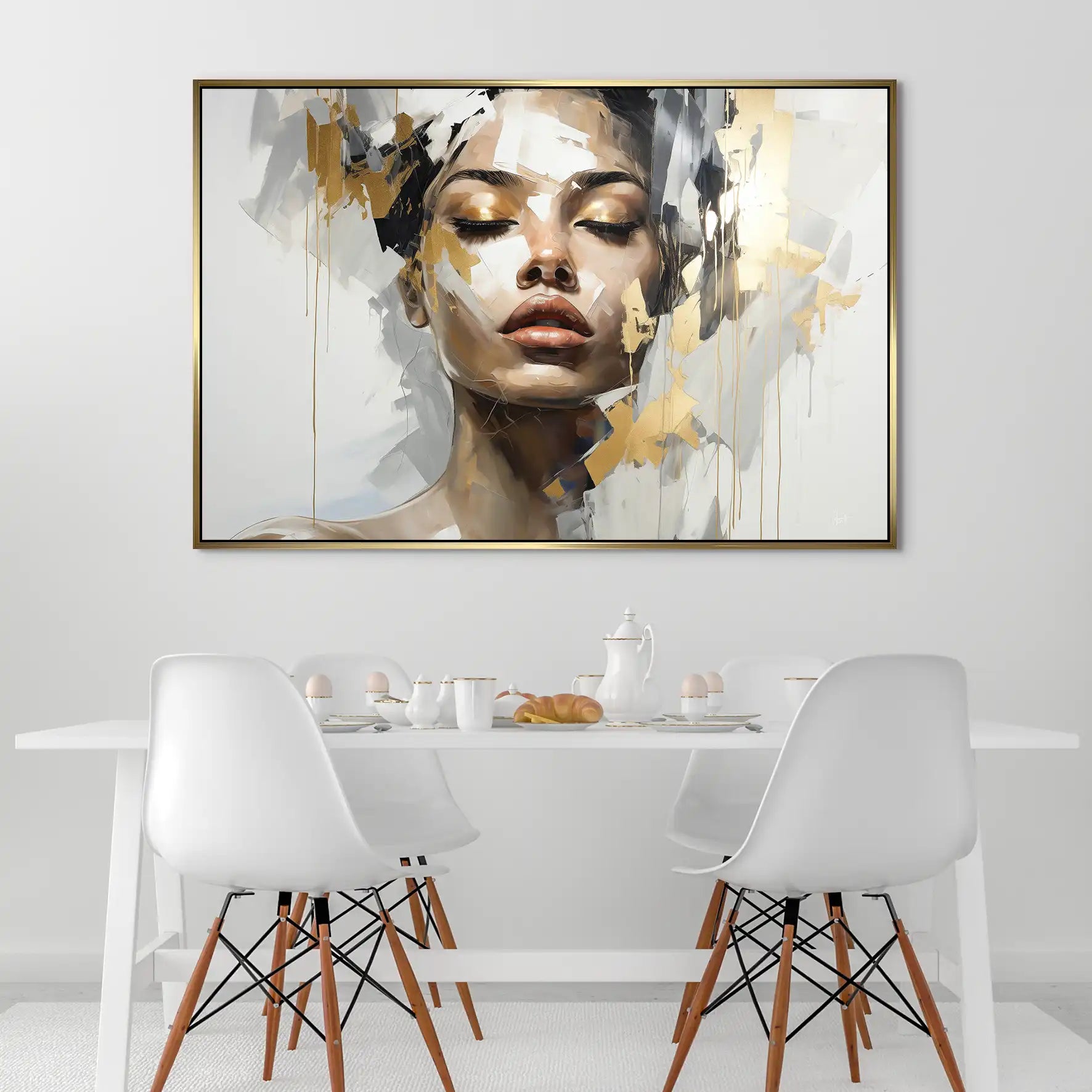 Golden Girl AluDibond Bild INGALERIE