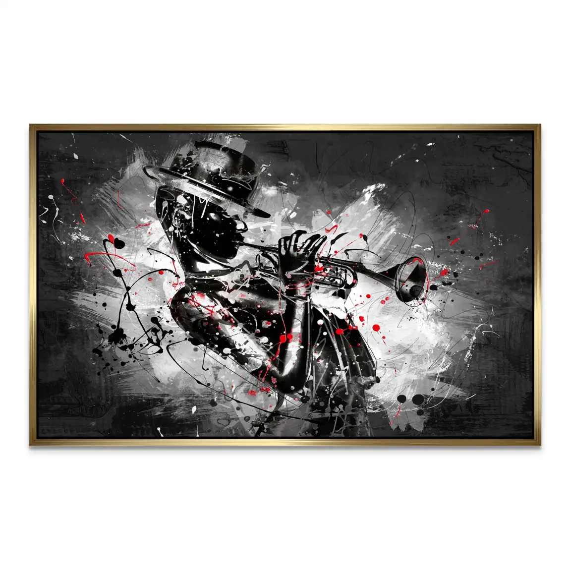 Jazzman Noir Symphony AluDibond Bild