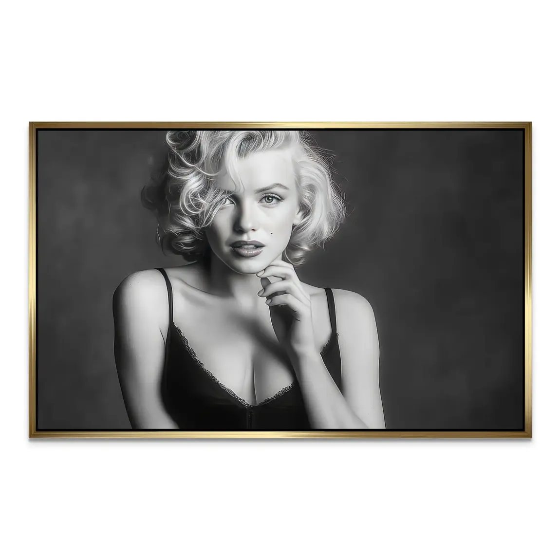 Marilyn Monroe Silent Erotik Alu Dibond Bild INGALERIE