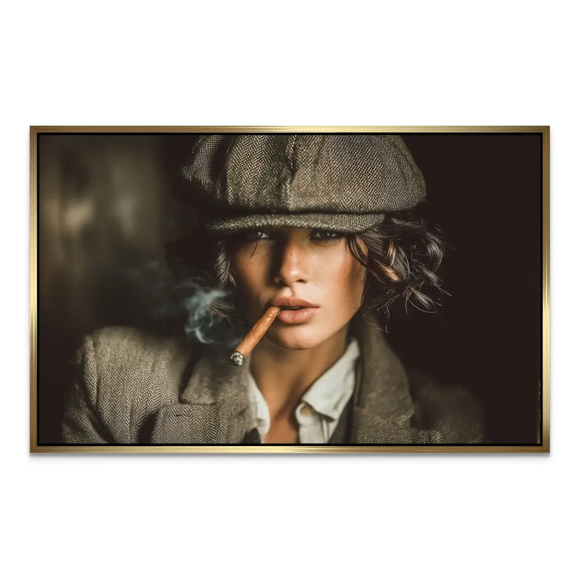Zigarre und Charme AluDibond Bild