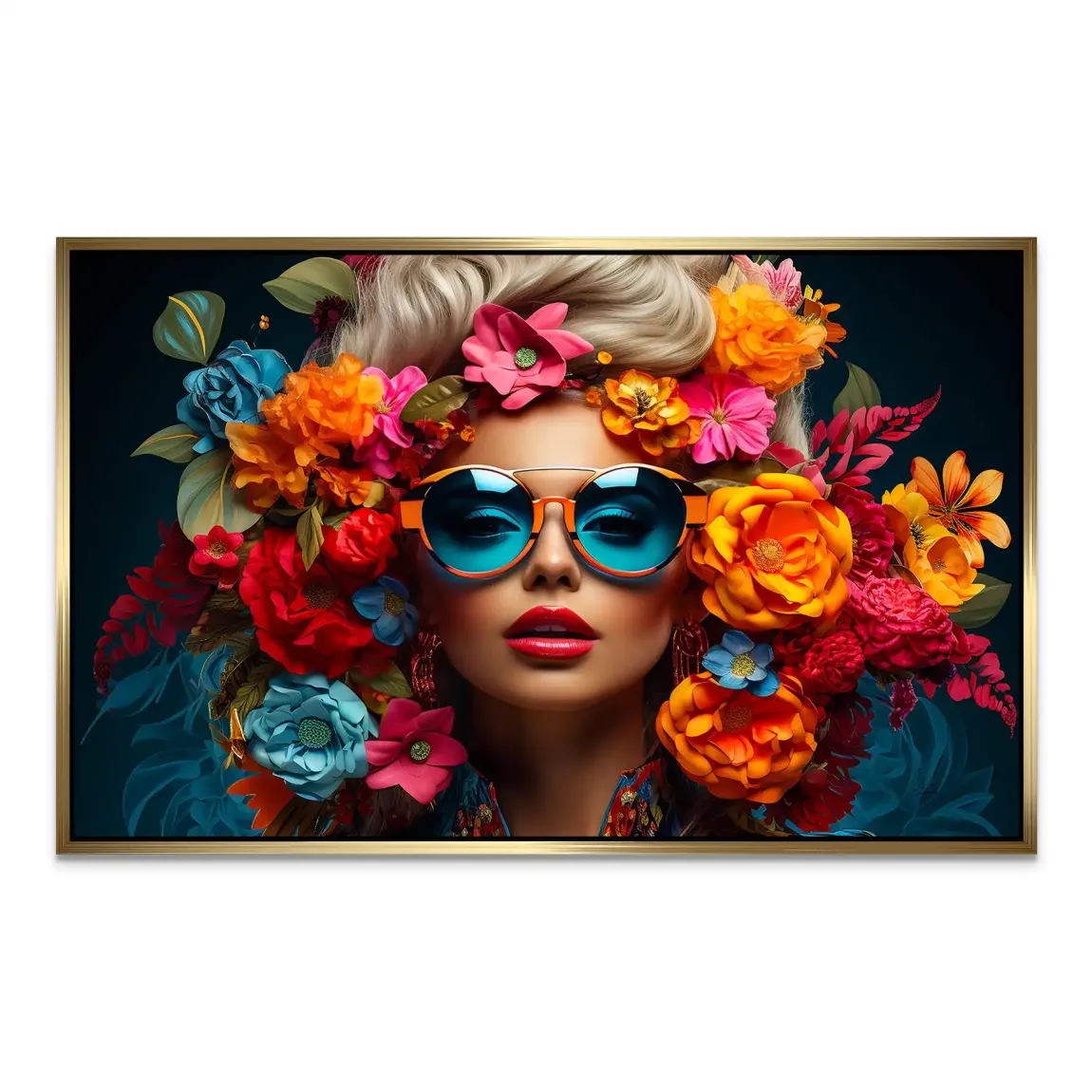 Floral Shades AluDibond Bild