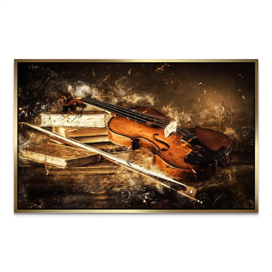 Silent Strings Violine AluDibond Bild