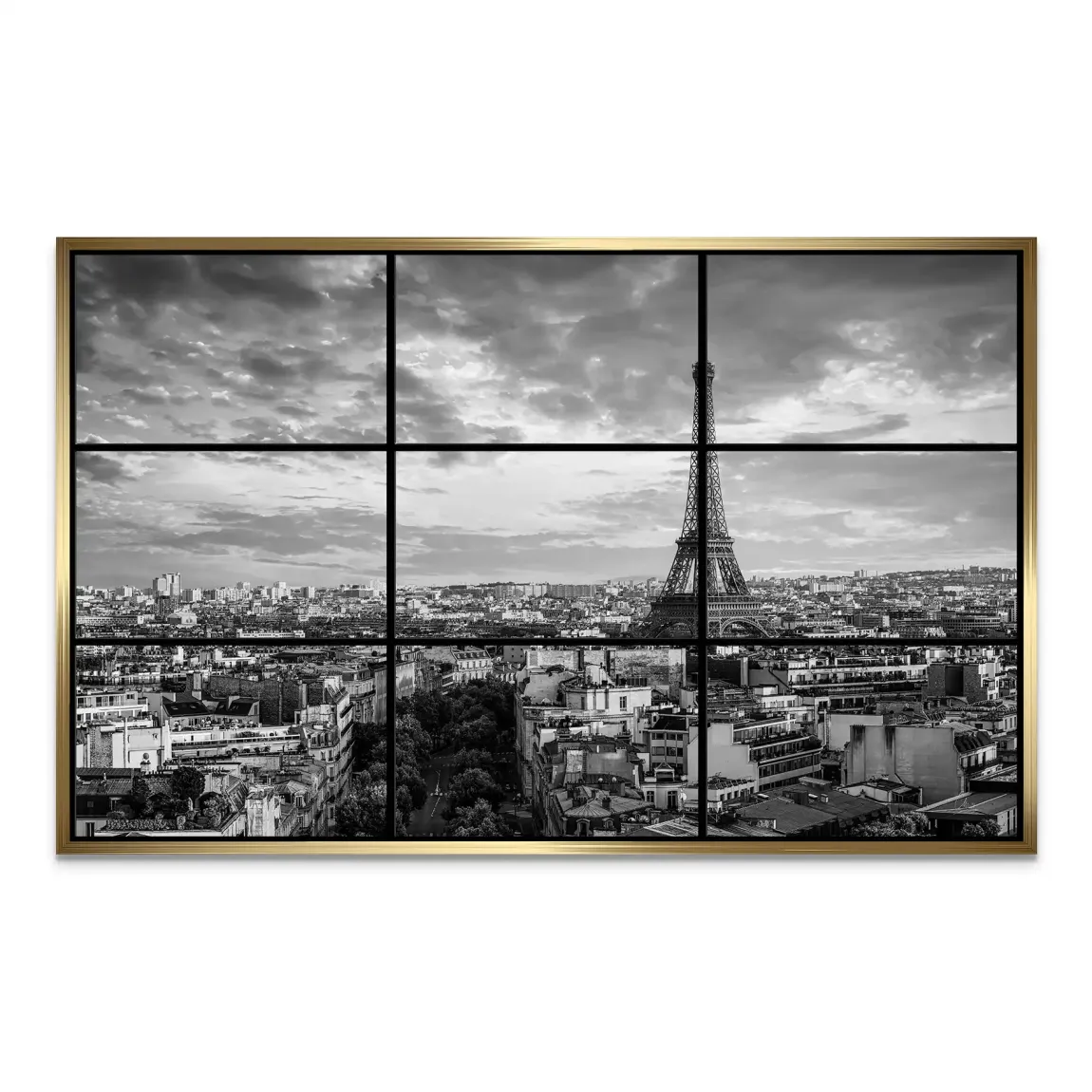 City View Paris AluDibond Bild