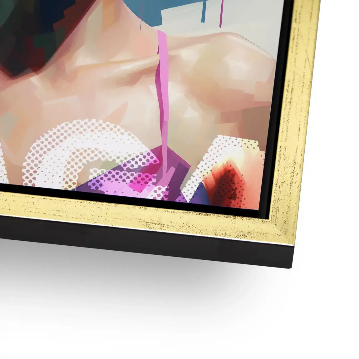 Lady G. in Color Alu Dibond Bild INGALERIE