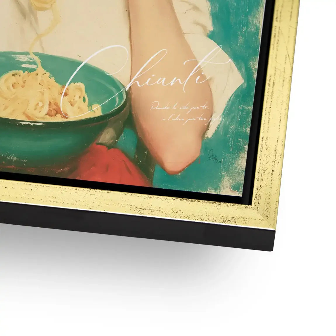Marilyn Monroe Pasta Alu Dibond Wandbild
