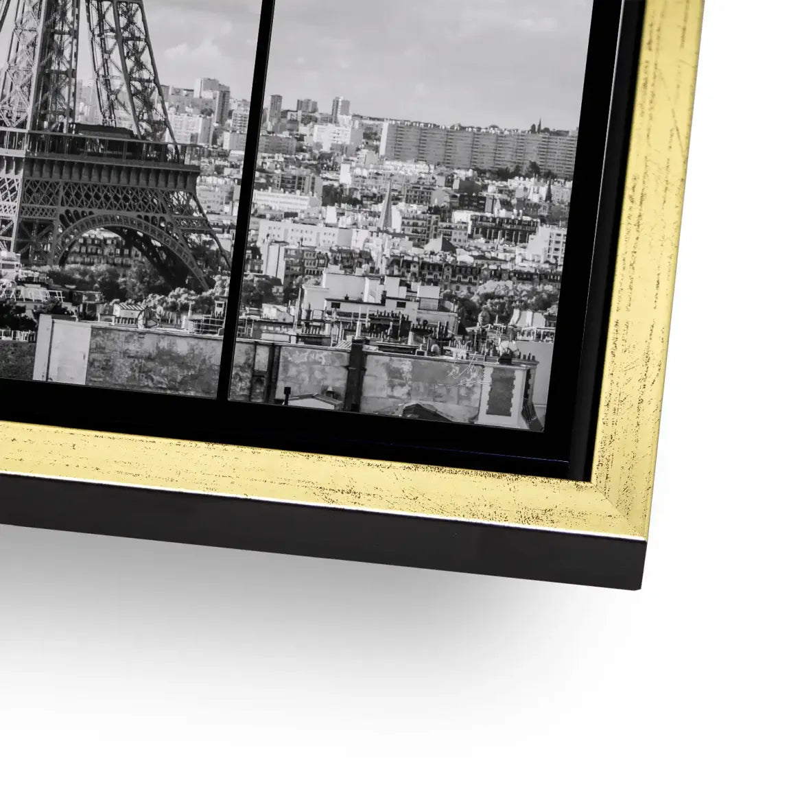 Paris Skyline View Alu Dibond Bild