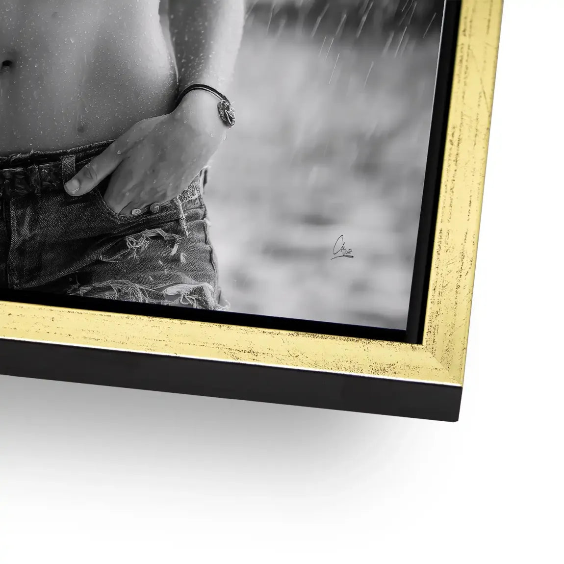 Summer Rain Alu Dibond Bild