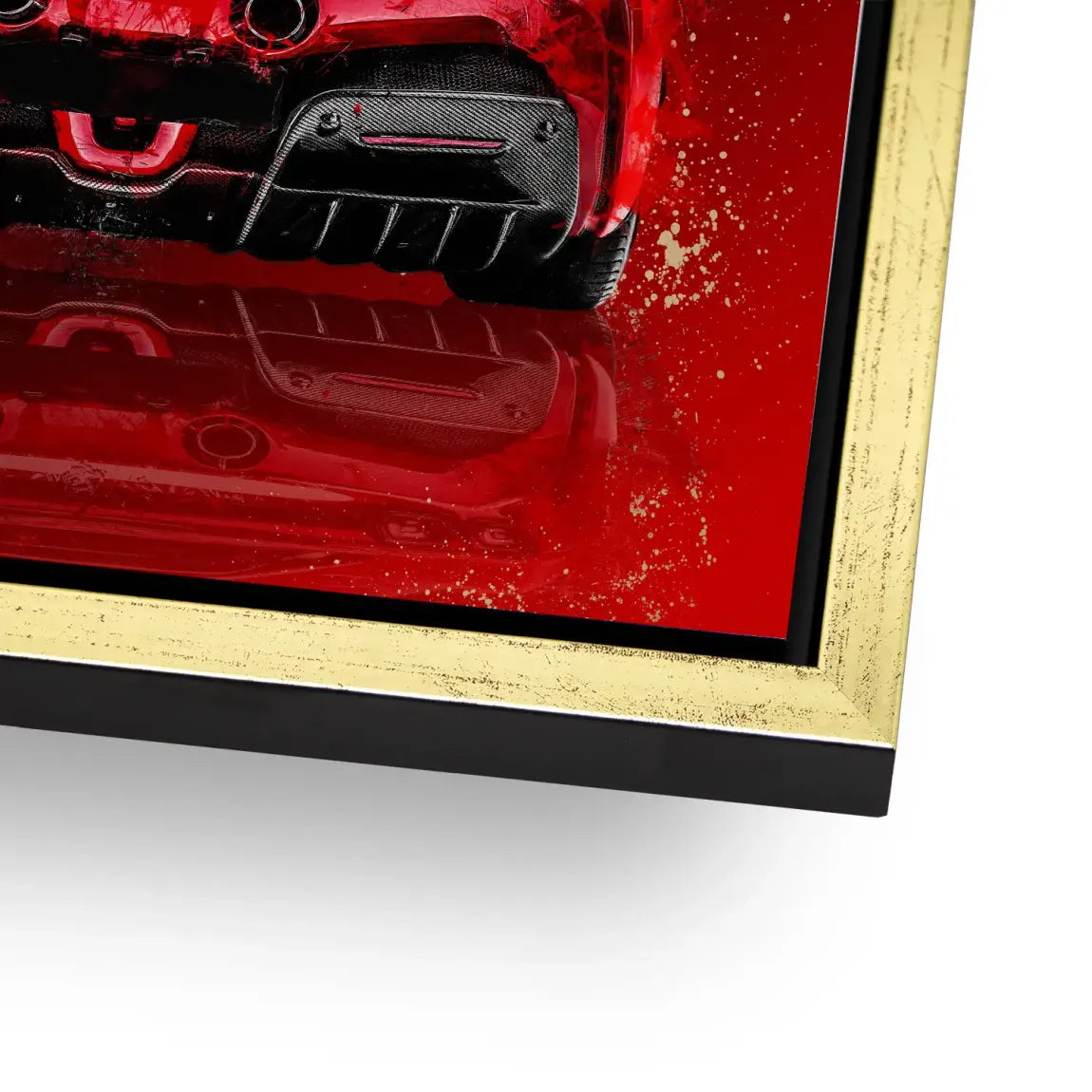 Ferrari Red Art Alu Dibond Bild