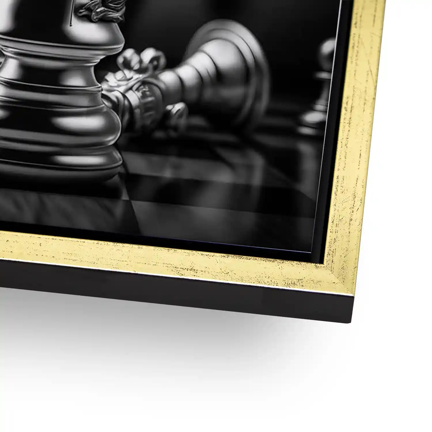 Motivation Schachfigur AluDibond Bild INGALERIE