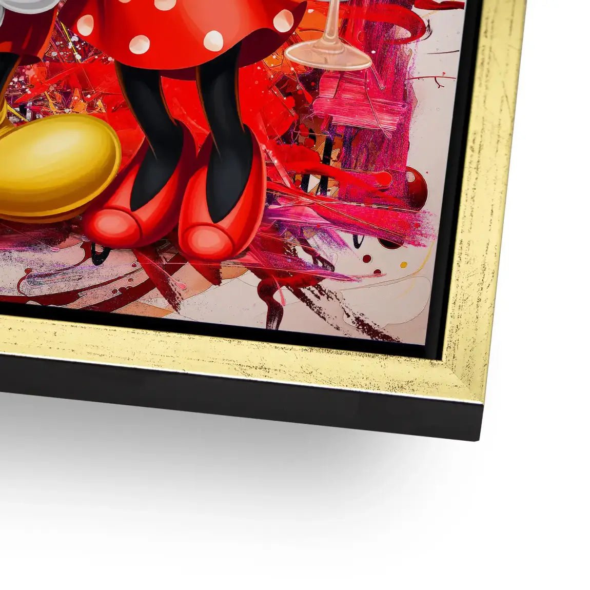 Micky u. Minnie Cheers Alu Dibond Bild INGALERIE