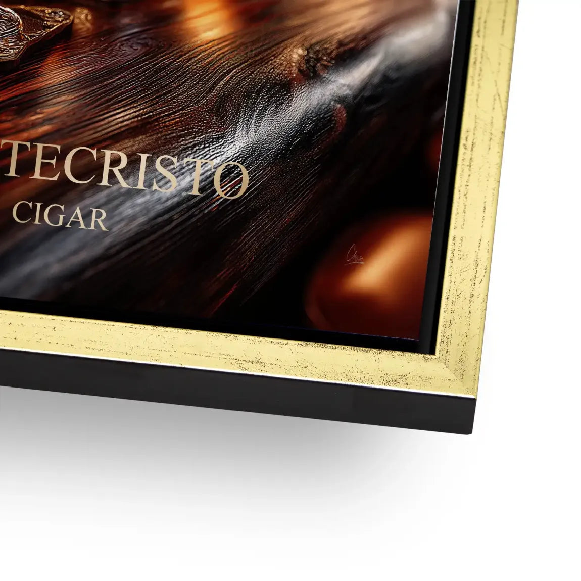 Amber Delight Cognac Alu Dibond Bild