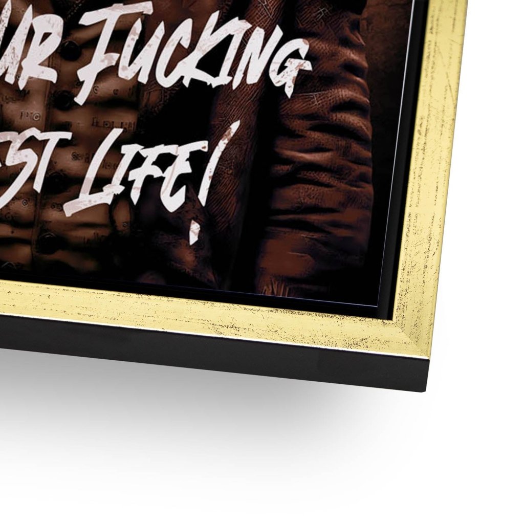 Joker Best Life Retro Style AluDibond Bild INGALERIE