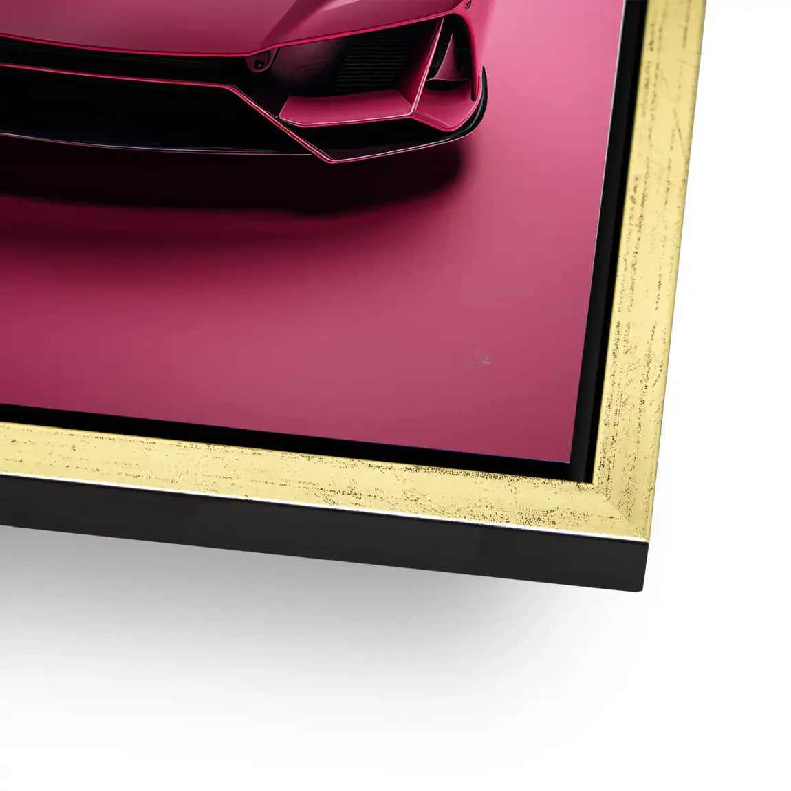 Pink Speed Lambo Alu Dibond Bild