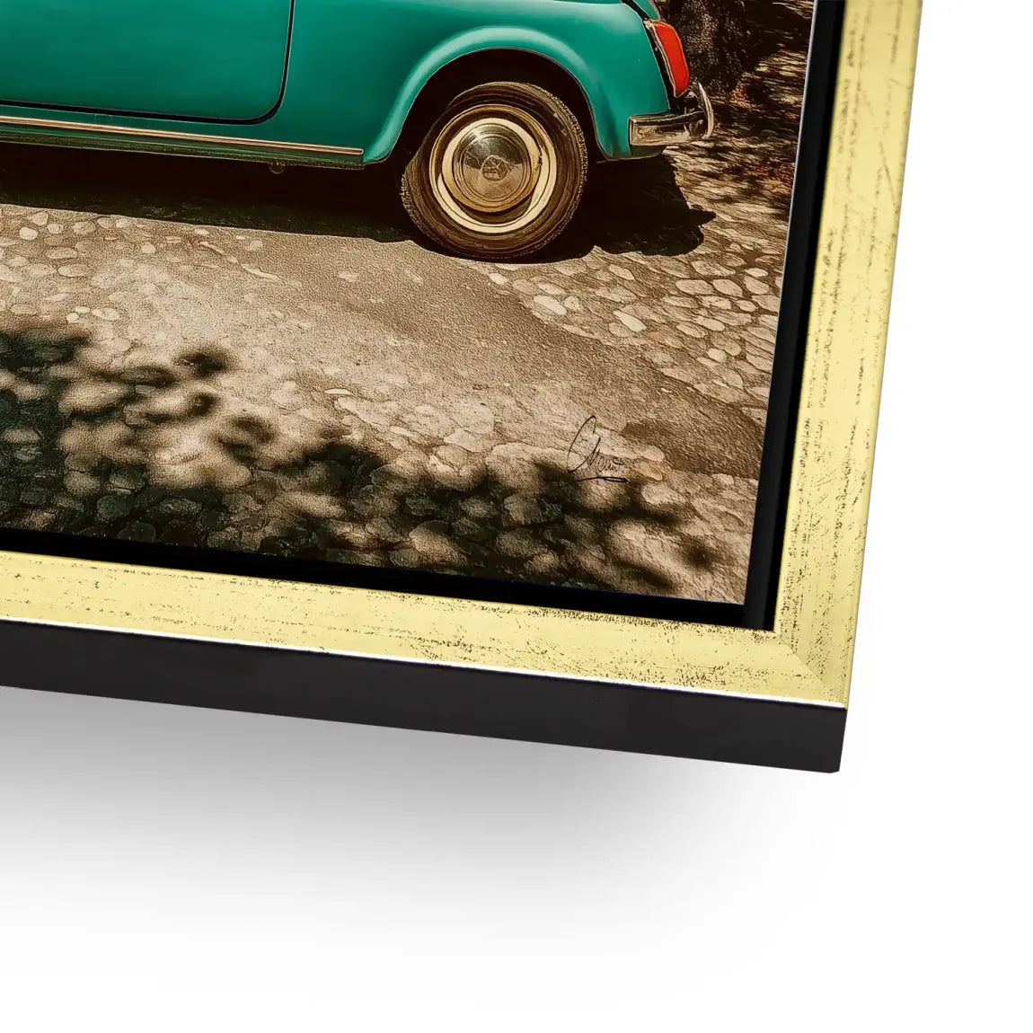 Toskana Fiat Charm Alu Dibond Bild