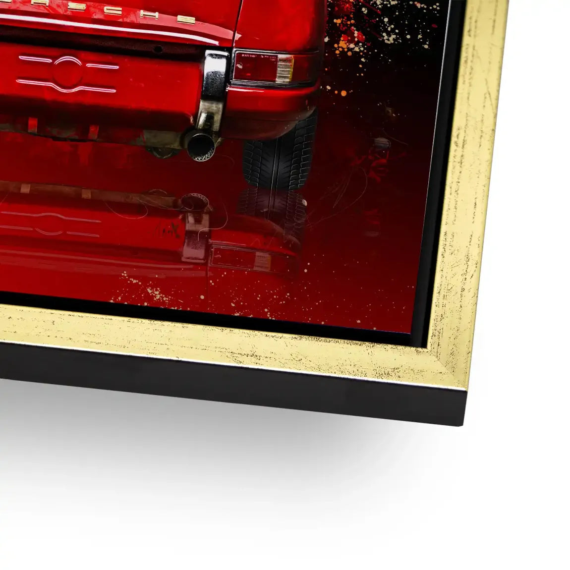 Red Legend 911 Retro Alu Dibond Bild