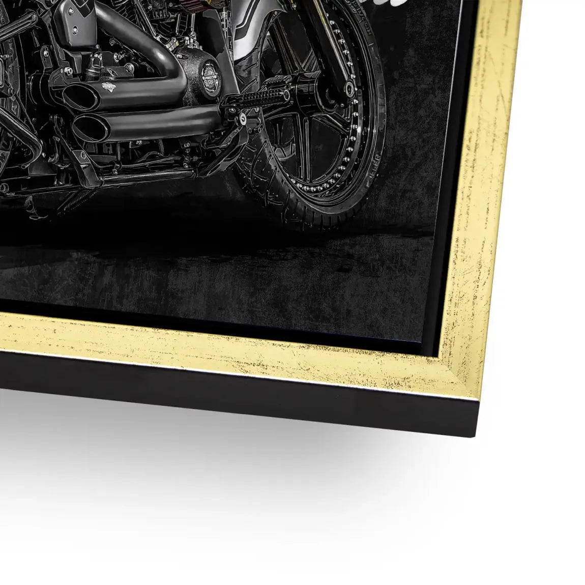 Harley Freedom Pop Art Alu Dibond Bild