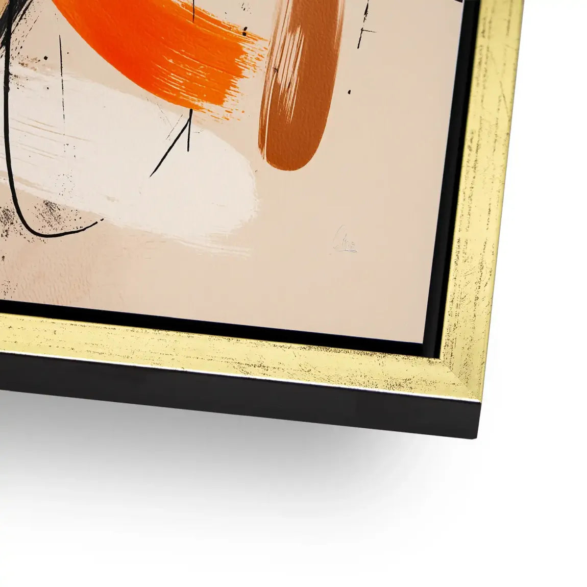 Freie Dynamik Abstrakt Alu Dibond Bild