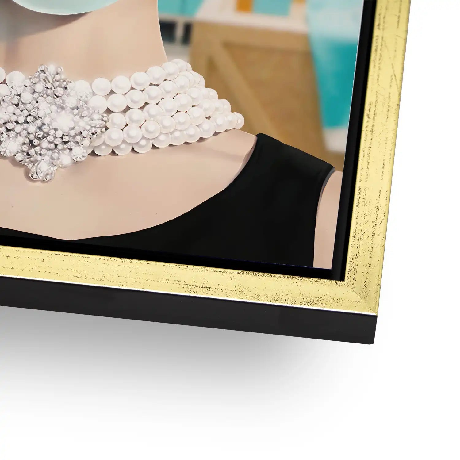 Audrey Bubble Gum AluDibond Bild INGALERIE