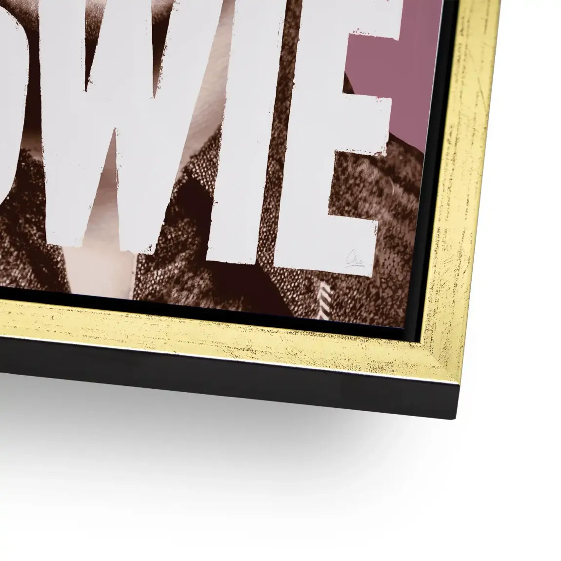 Starman Portrait Bowie Alu Dibond Bild