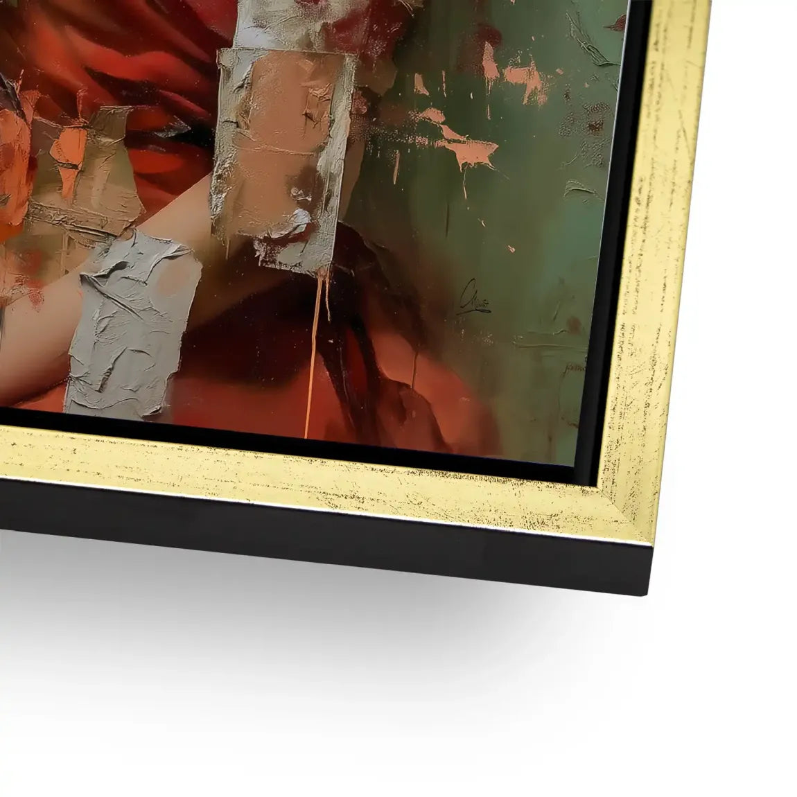 Silent Orchid Beauty Alu Dibond Bild