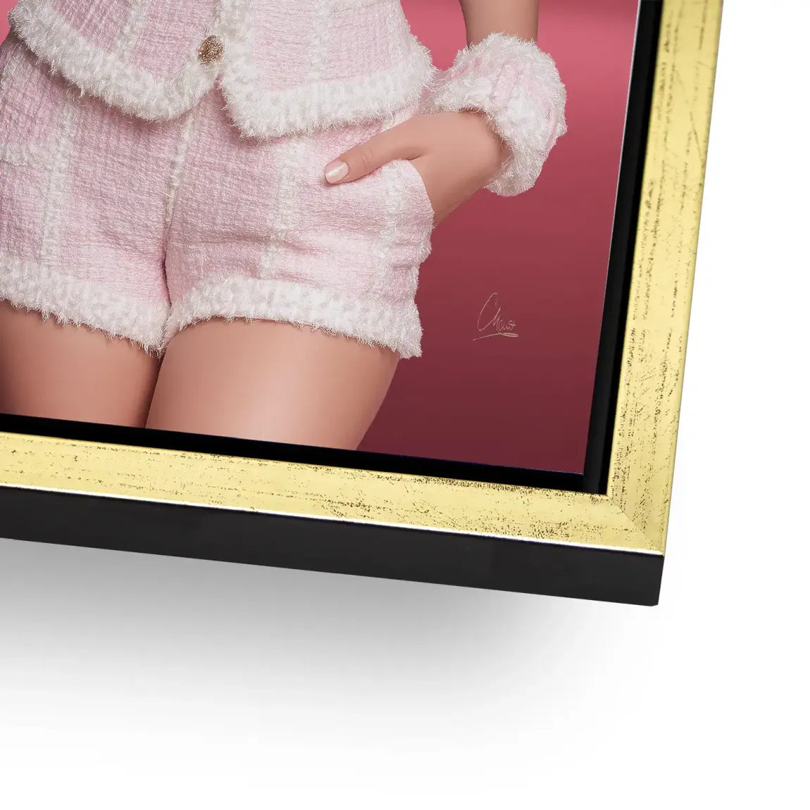Pink Couture Marilyn Monroe Alu Dibond Bild