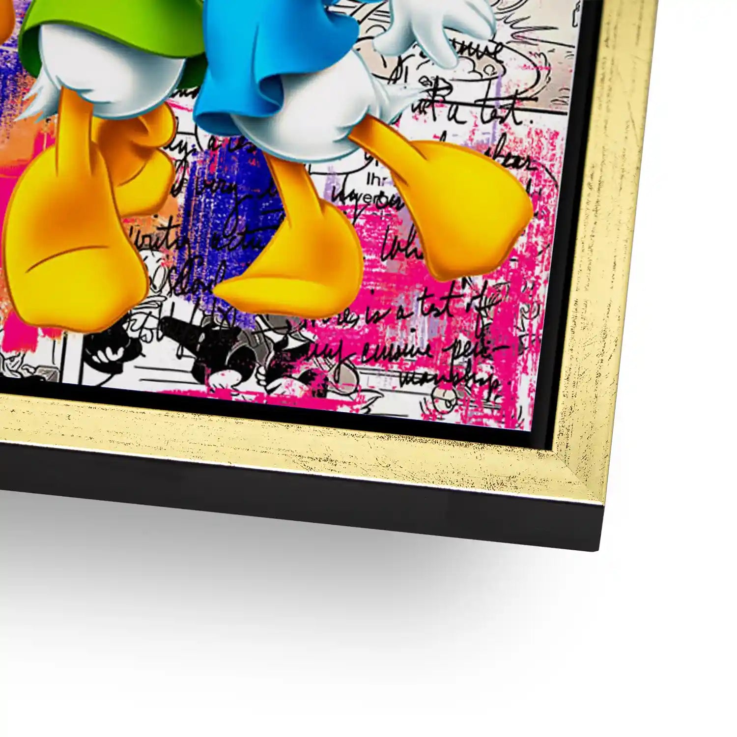 Duck Kids Pop Art AluDibond Bild INGALERIE