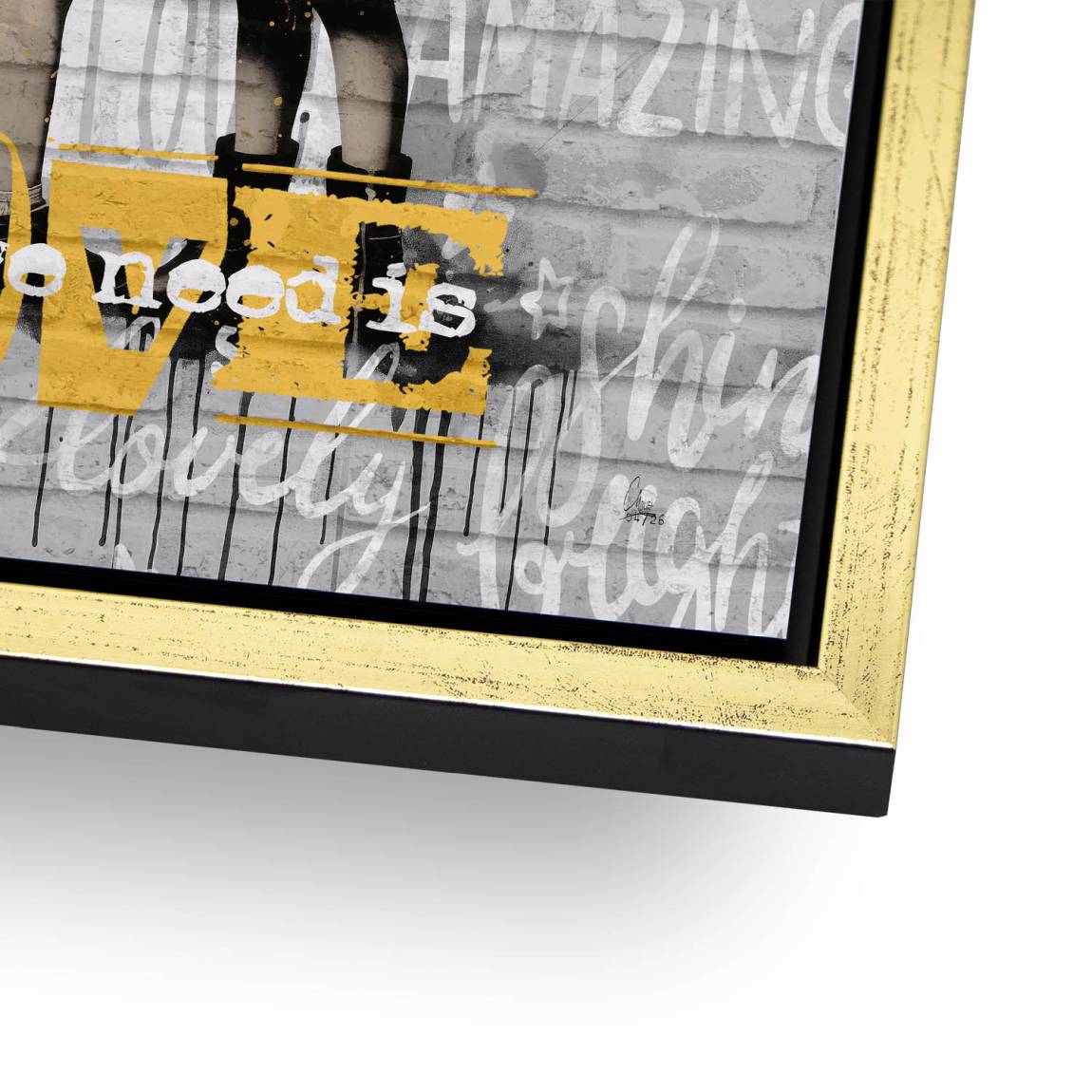 All We Need Alu Dibond Wandbild