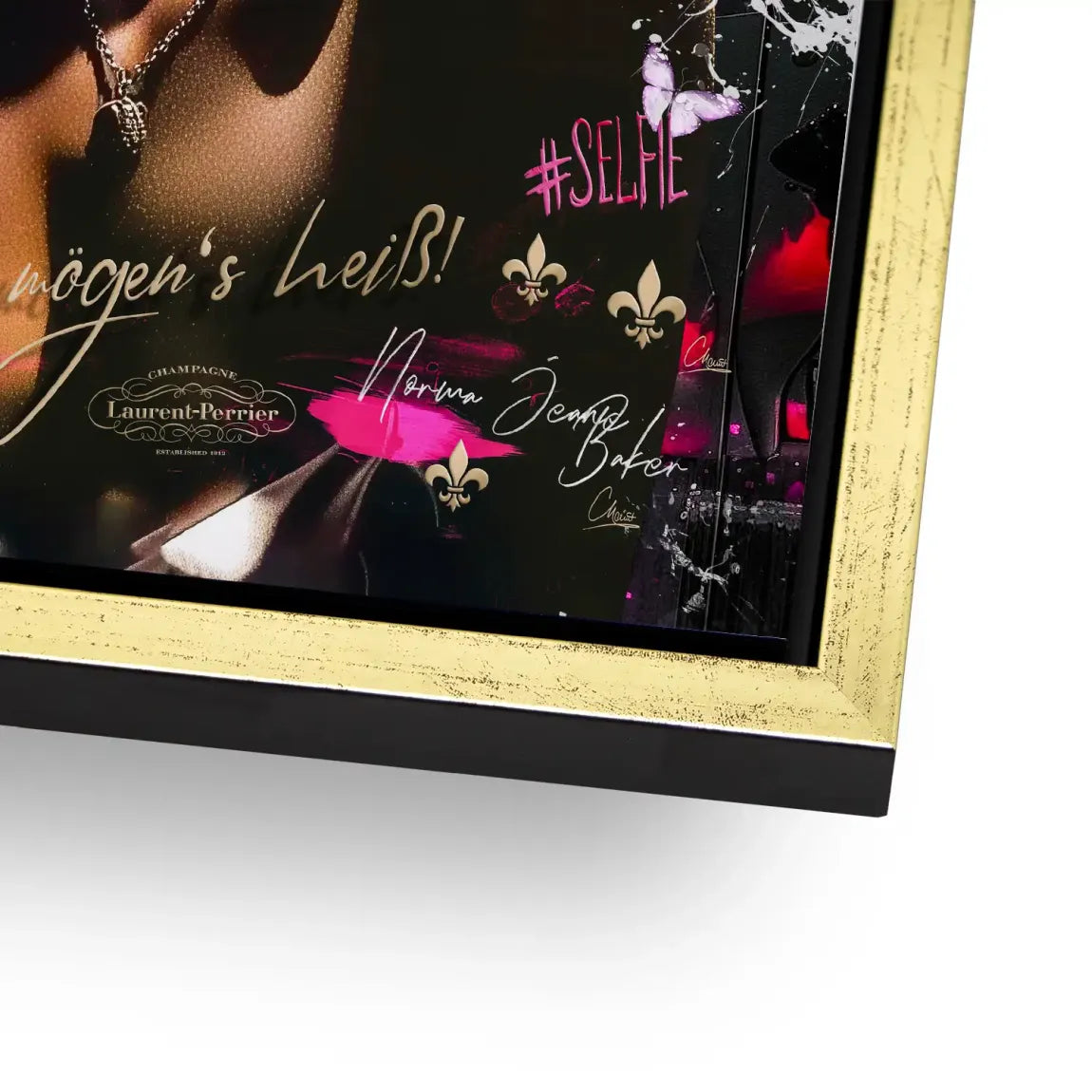 Pop Glam Marilyn Monroe Alu Dibond Bild