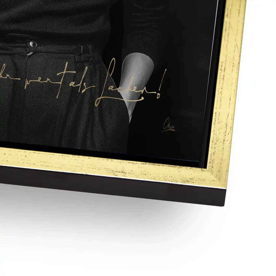 Frida Kahlo stilles Lächeln Alu Dibond Bild