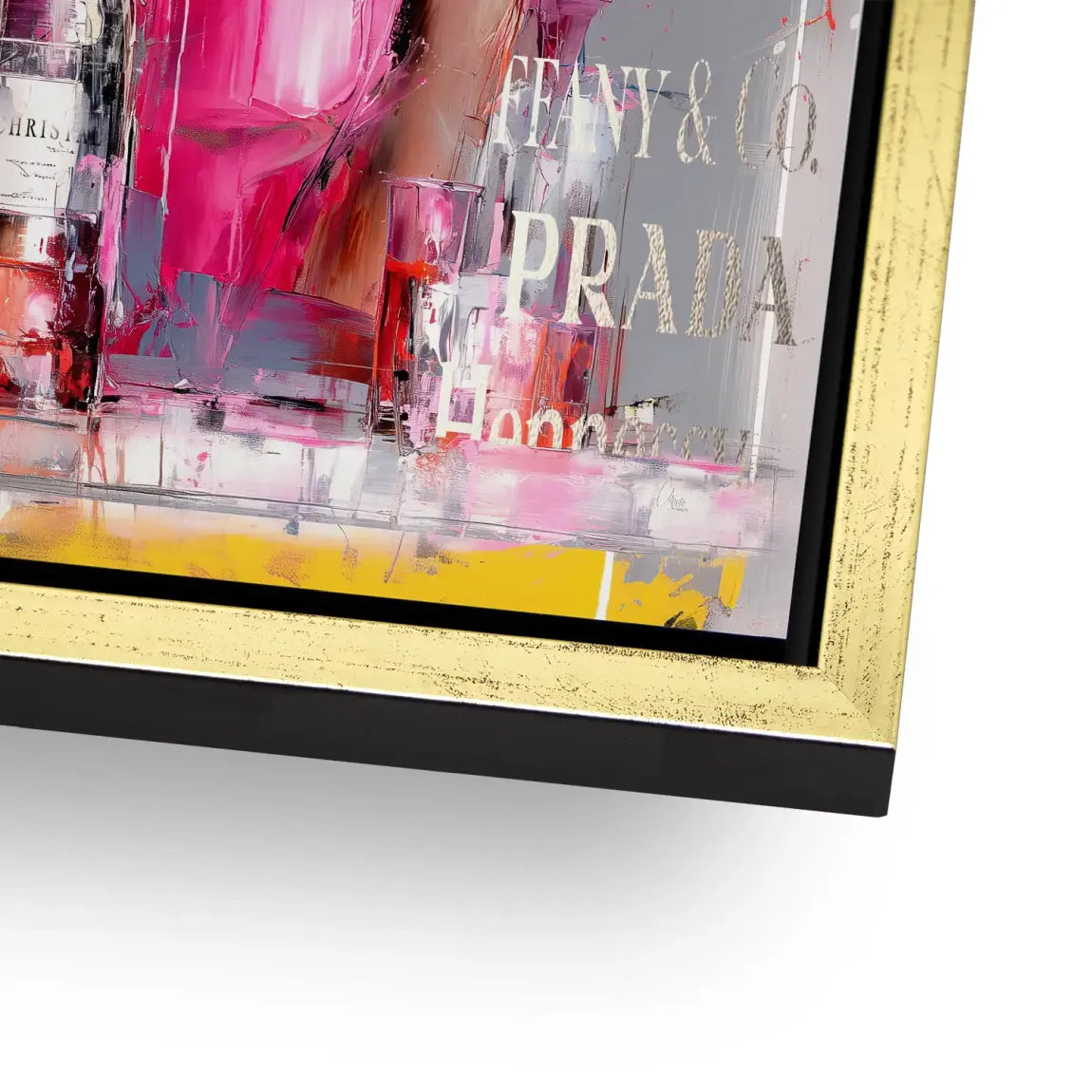 Champagne Bliss Audrey Hepburn Alu Dibond Bild