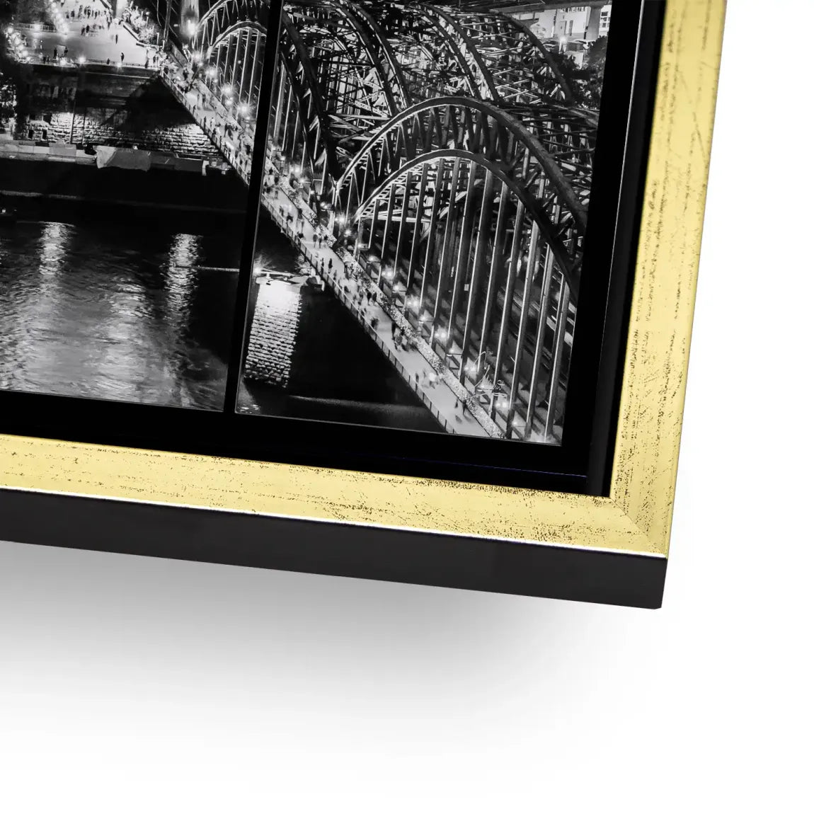 Köln Night Vision Alu Dibond Bild