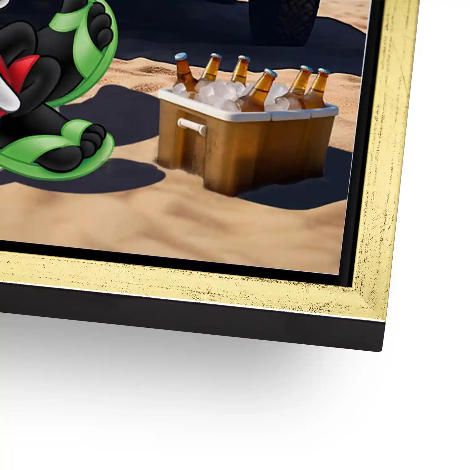 Micky & Minnie Maus like Beer AluDibond Bild INGALERIE