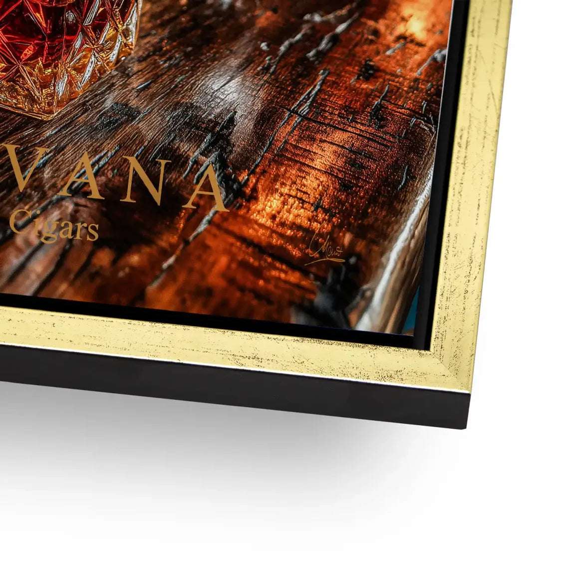 Whisky Lounge Havana Alu Dibond Bild