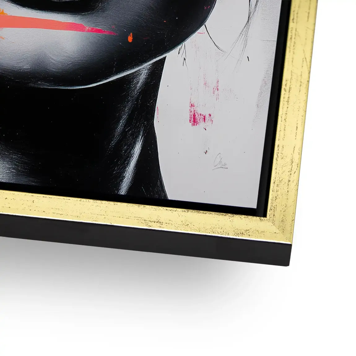 Abstrakt Pink Allure Alu Dibond Bild