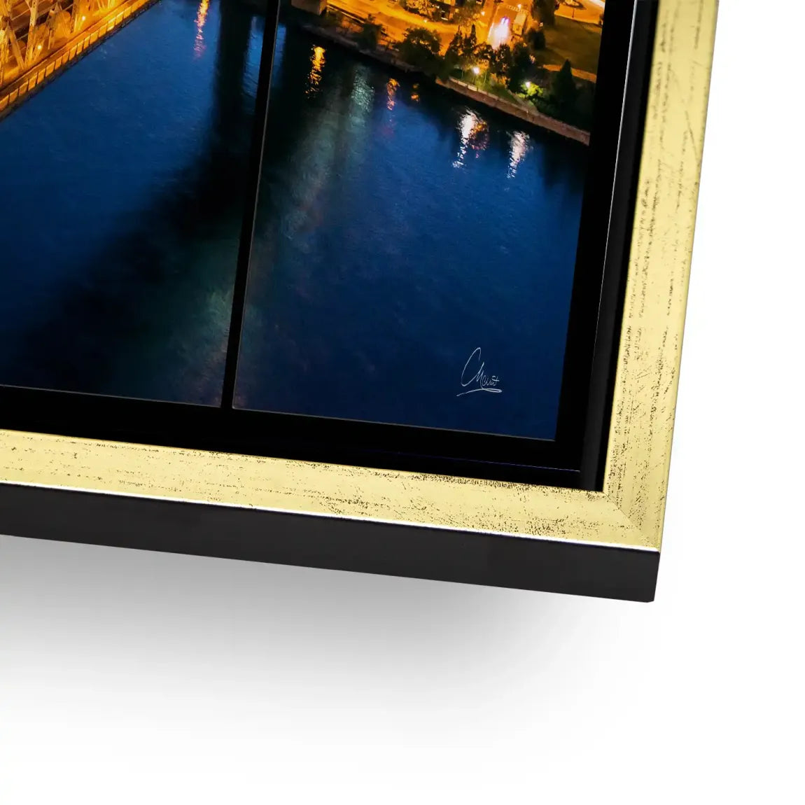 City Lights Manhattan Alu Dibond Bild