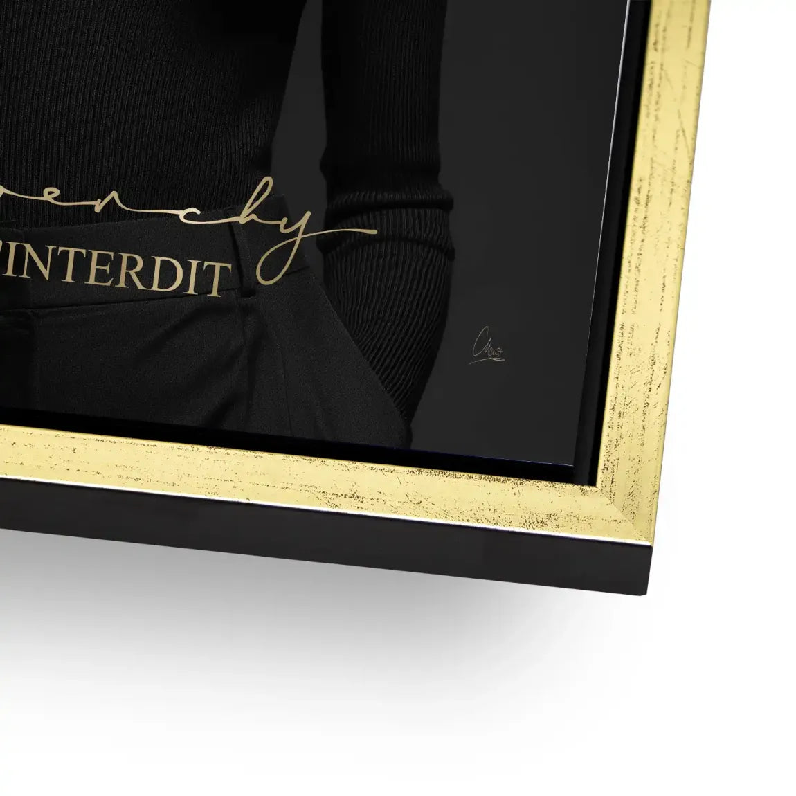 Audrey Givenchy Noir Alu Dibond Bild