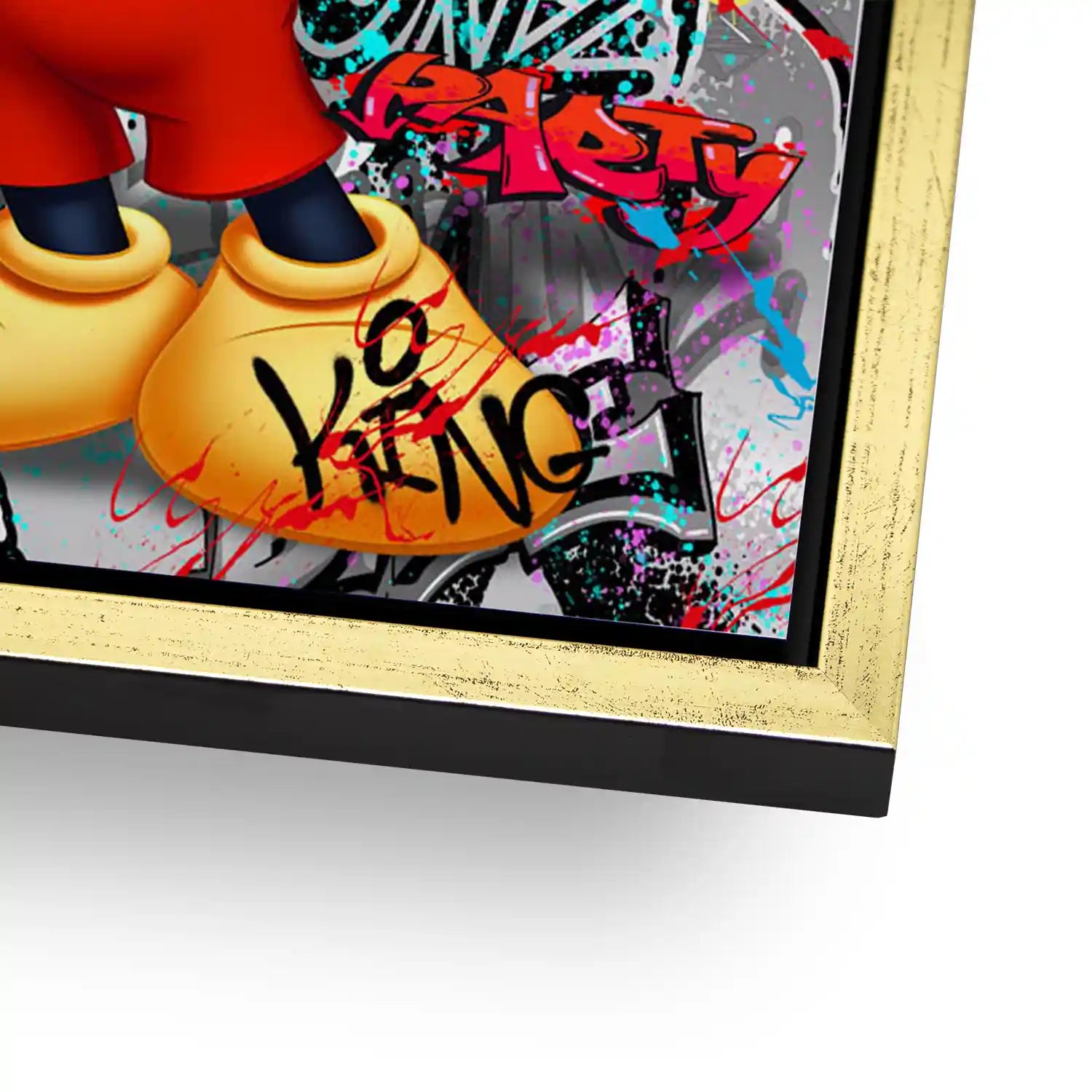 Micky Street Art Style AluDibond Bild INGALERIE