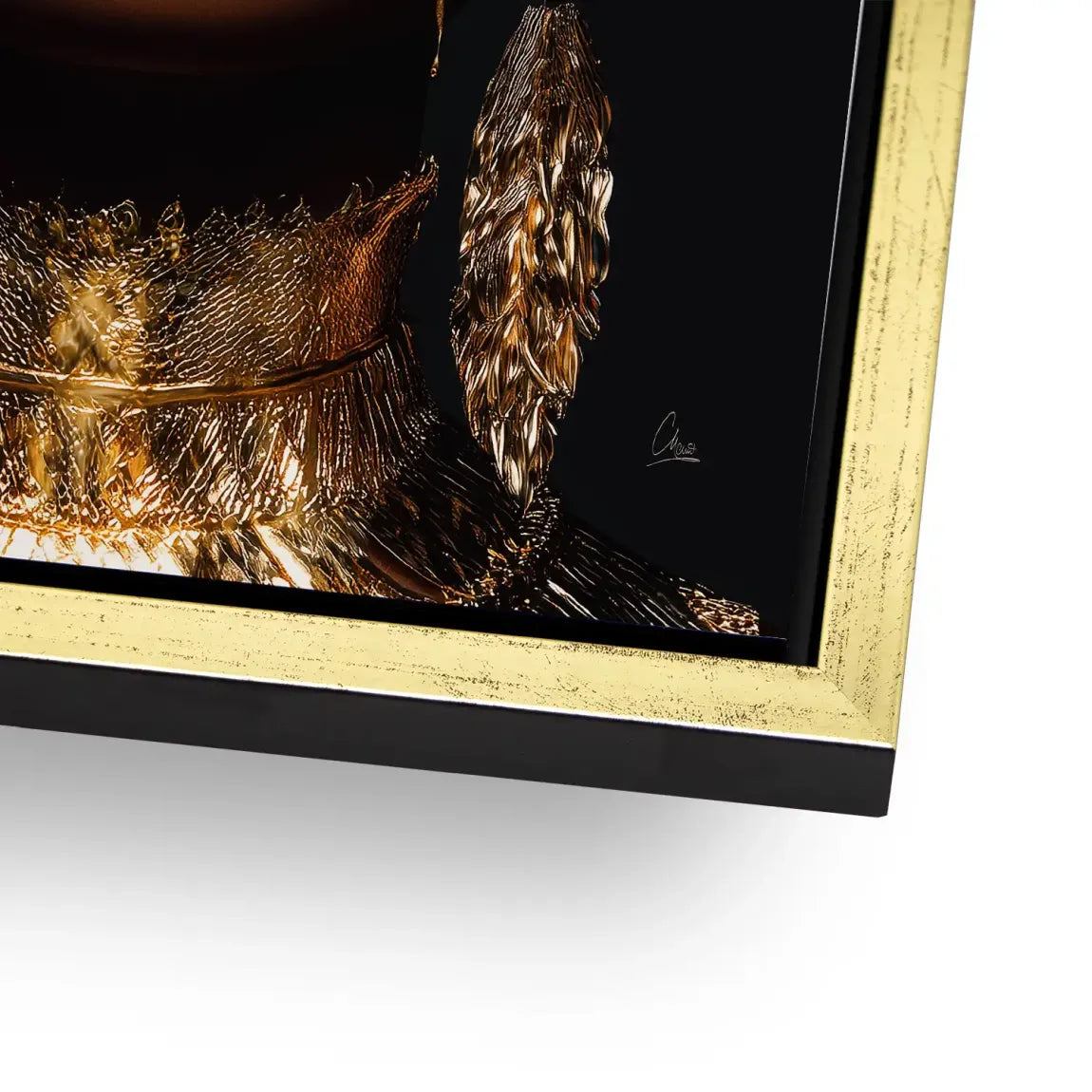 Tears of Gold Alu Dibond Bild