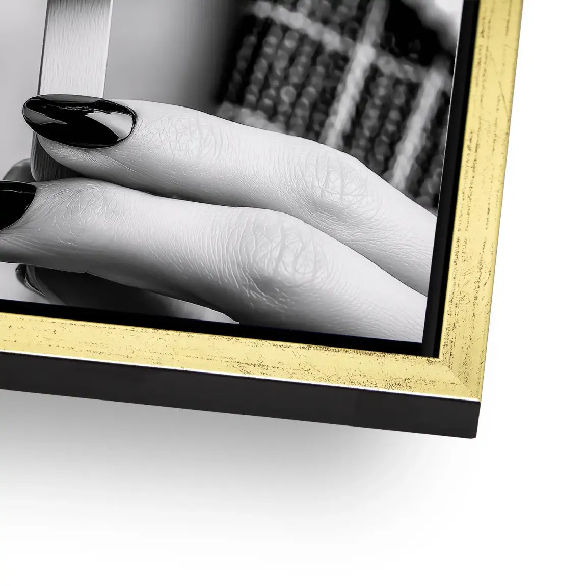 Noir Ice Couture Chanel Alu Dibond Bild