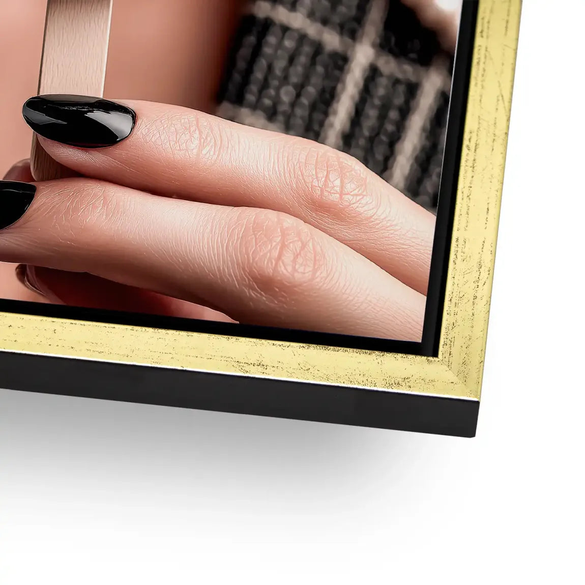 Black Pearl Ice Couture Alu Dibond Bild