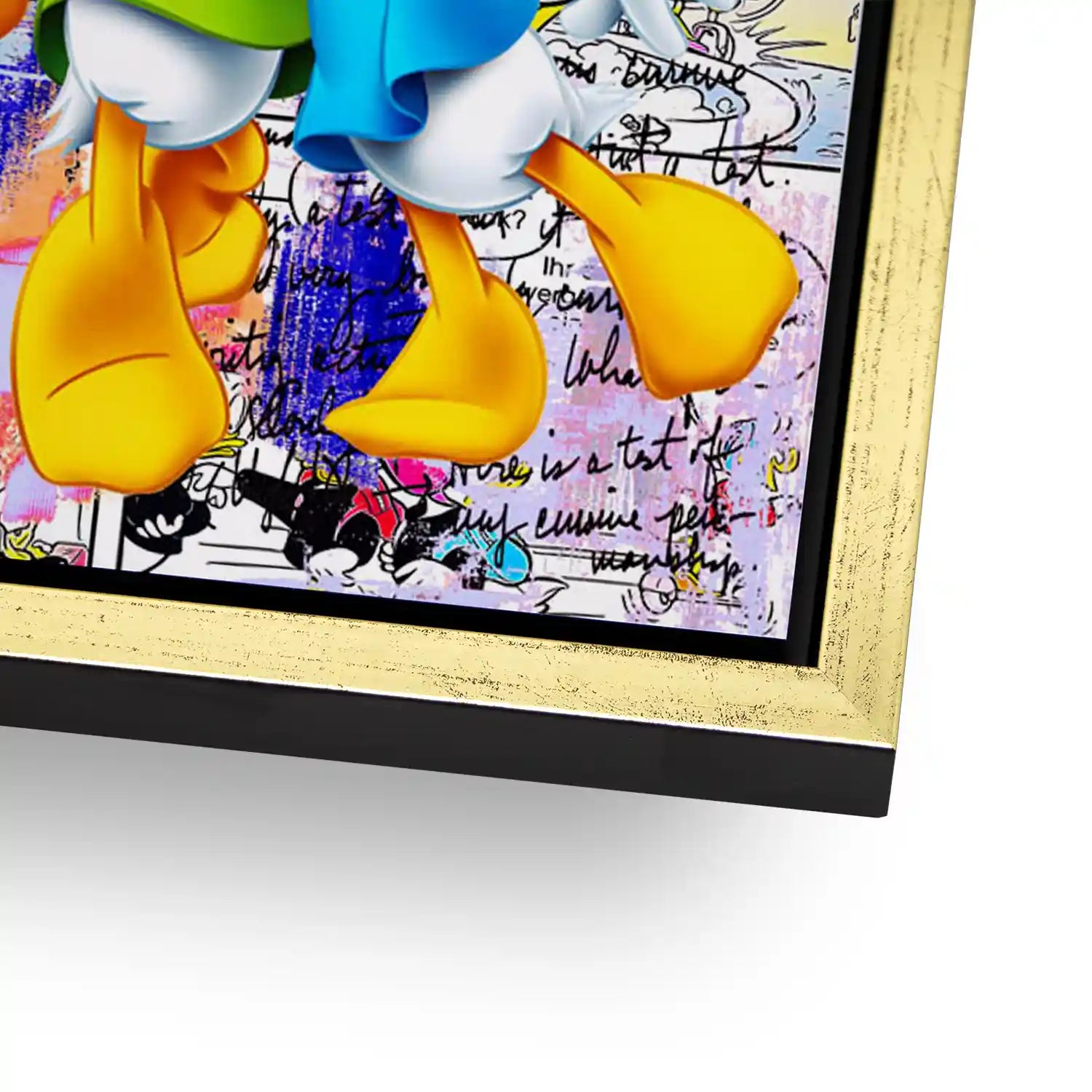 Duck Kids Nr.2 Pop Art AluDibond Bild INGALERIE