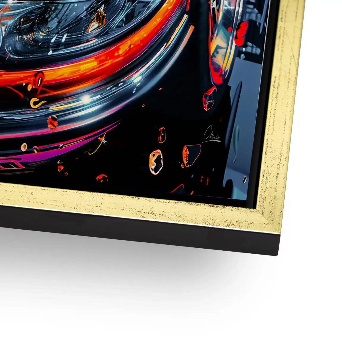 Vivid Motion 911 Porsche Alu Dibond Bild