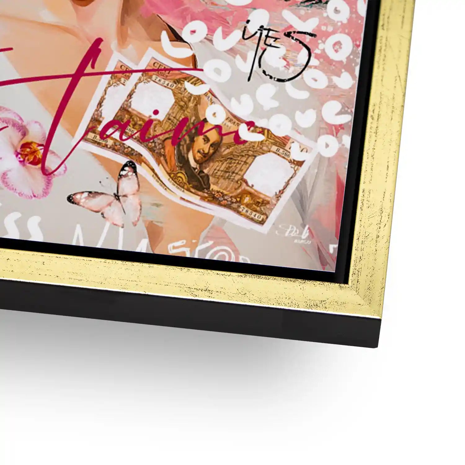 Pop Art Bardot Tropez Summer Aludibond Bild INGALERIE