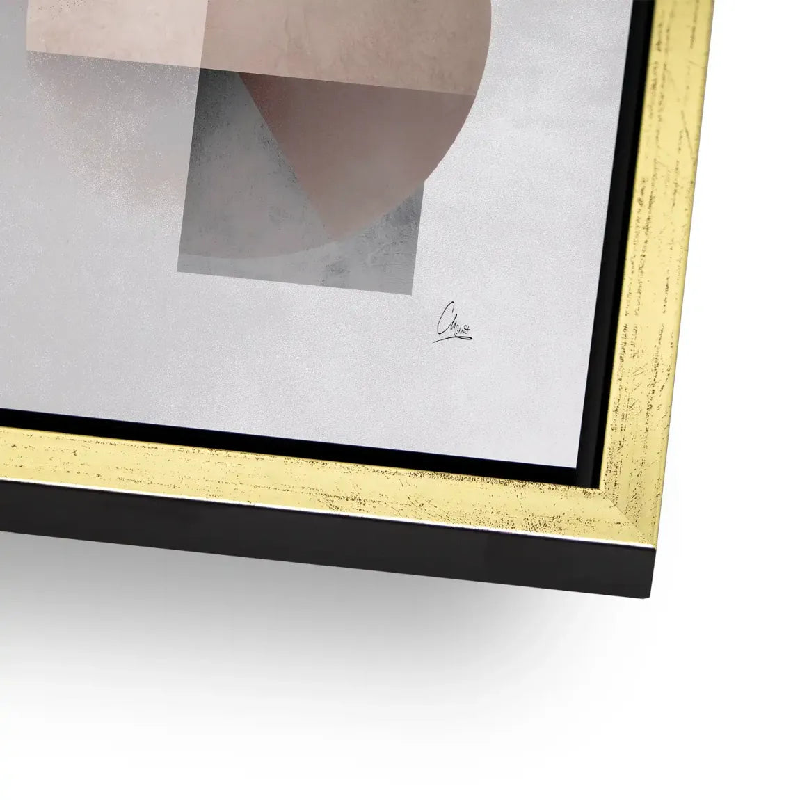 Soft Circles Alu Dibond Bild