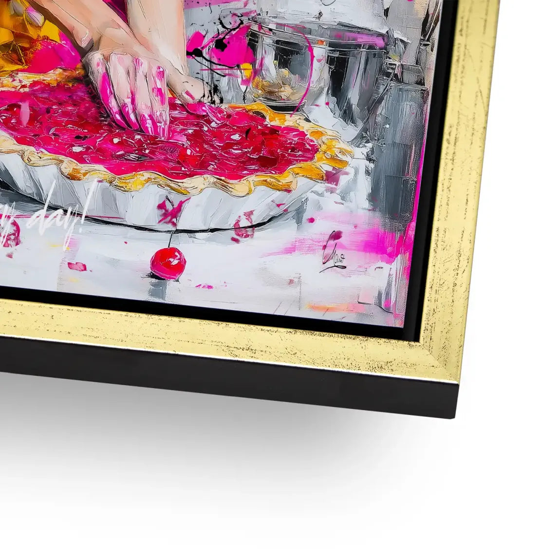 Cherry Bliss Audrey Hepburn Alu Dibond Bild