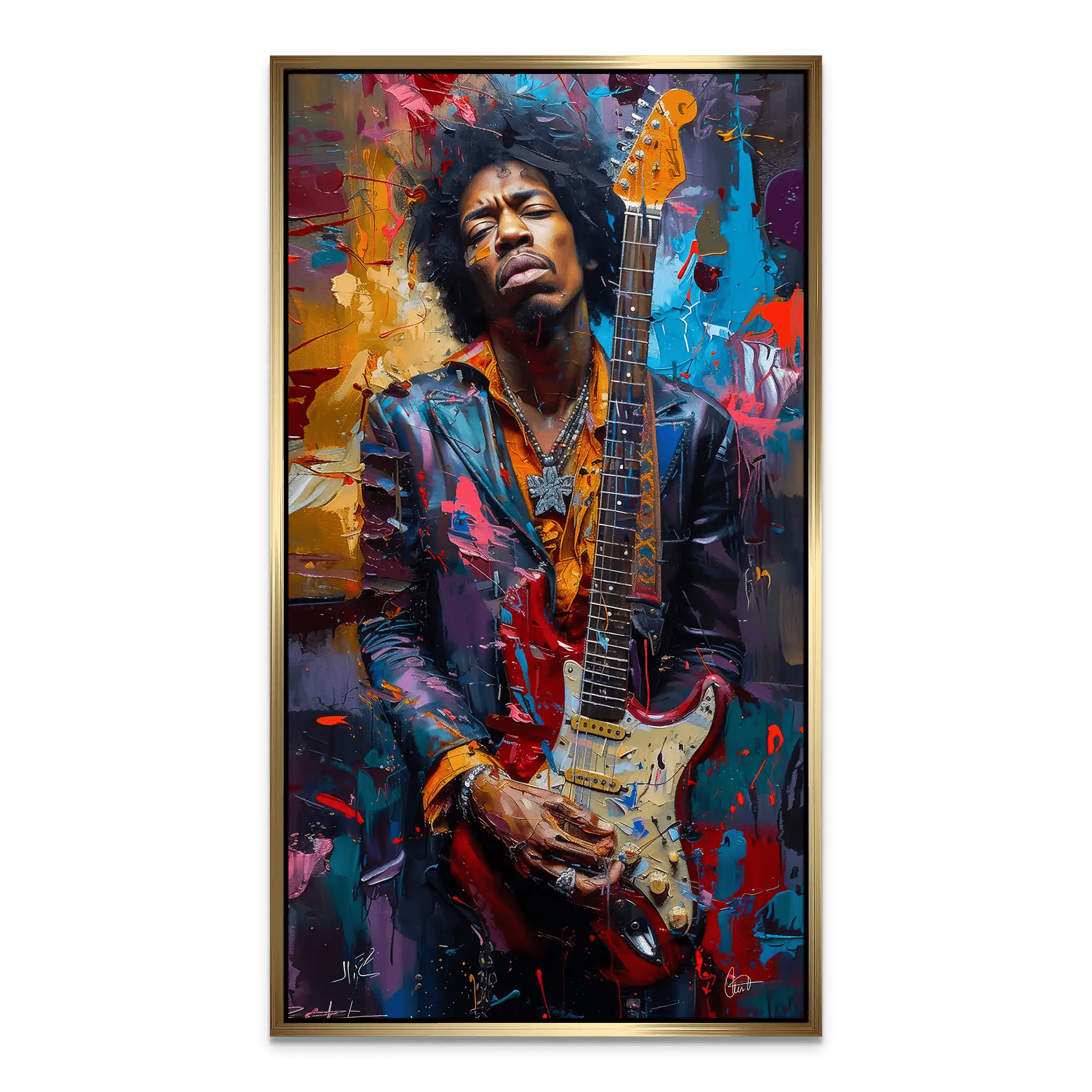 Jimi Abstrakt Color Aludibond Bild INGALERiE