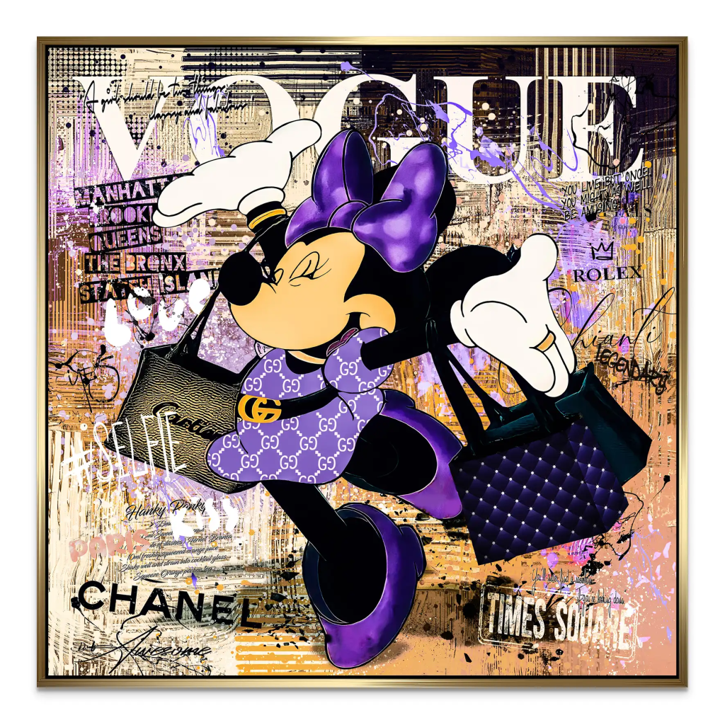 Minnie Vogue AluDibond Bild INGALERIE