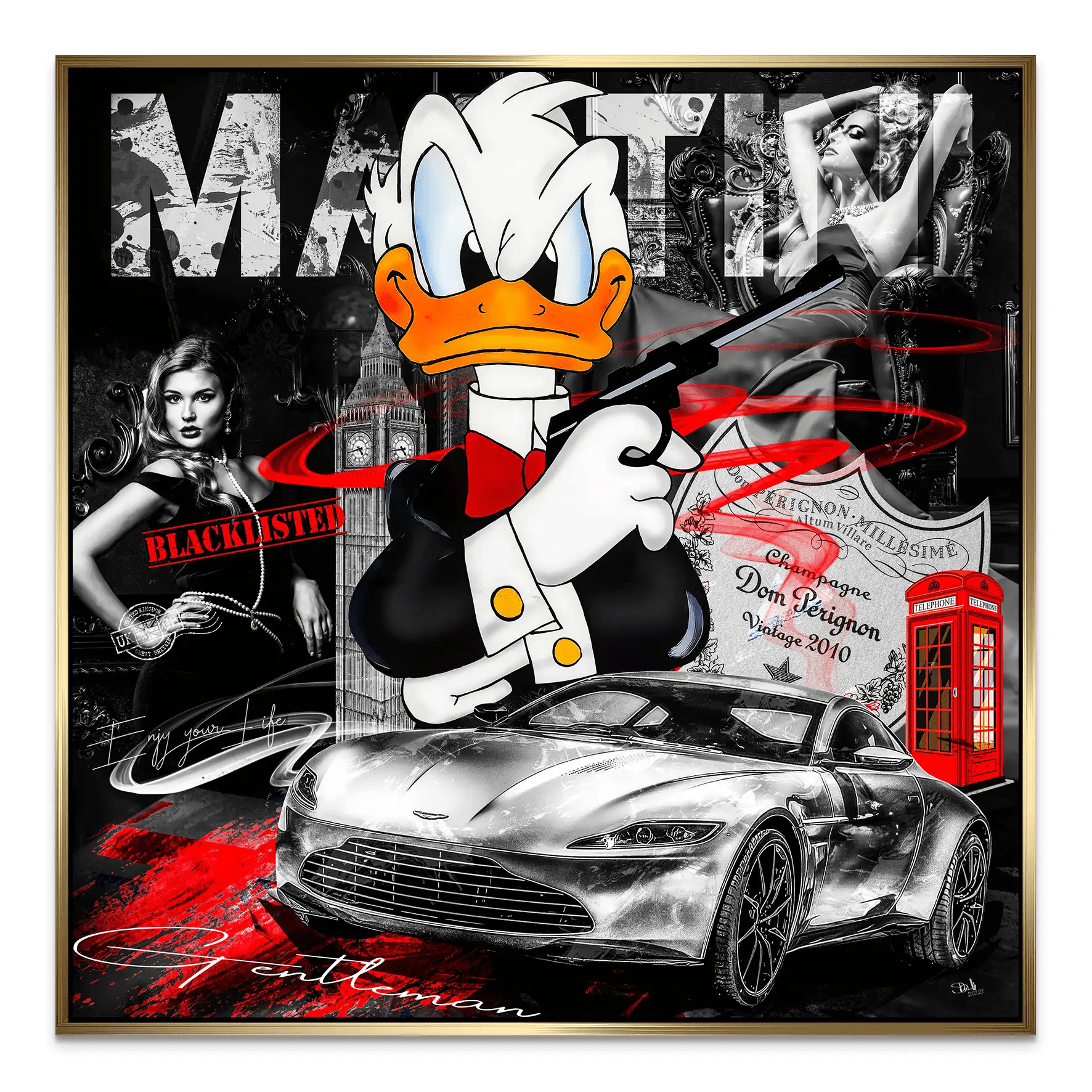 Donald Bond Nr.2 AluDibond Bild INGALERIE