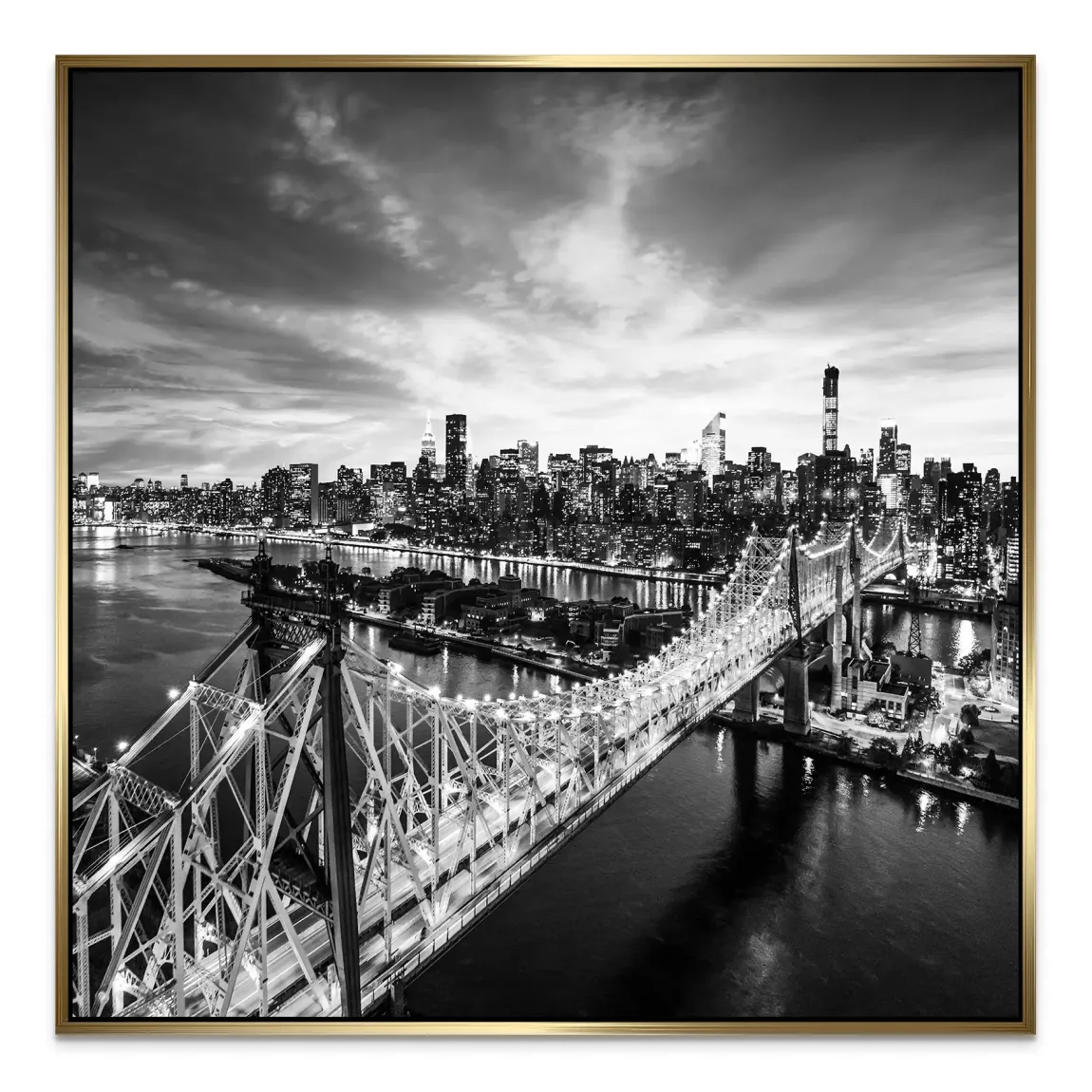 New York Noir Alu Dibond Wandbild